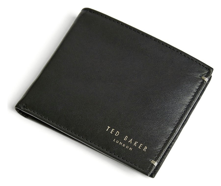 Ted Baker Bifold Black Leather Wallet