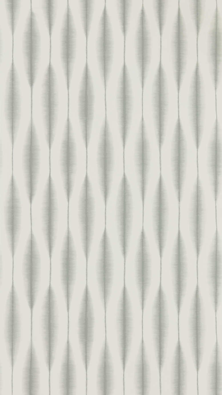 Scion Brushed Ikat Stripe Grey Wallpaper