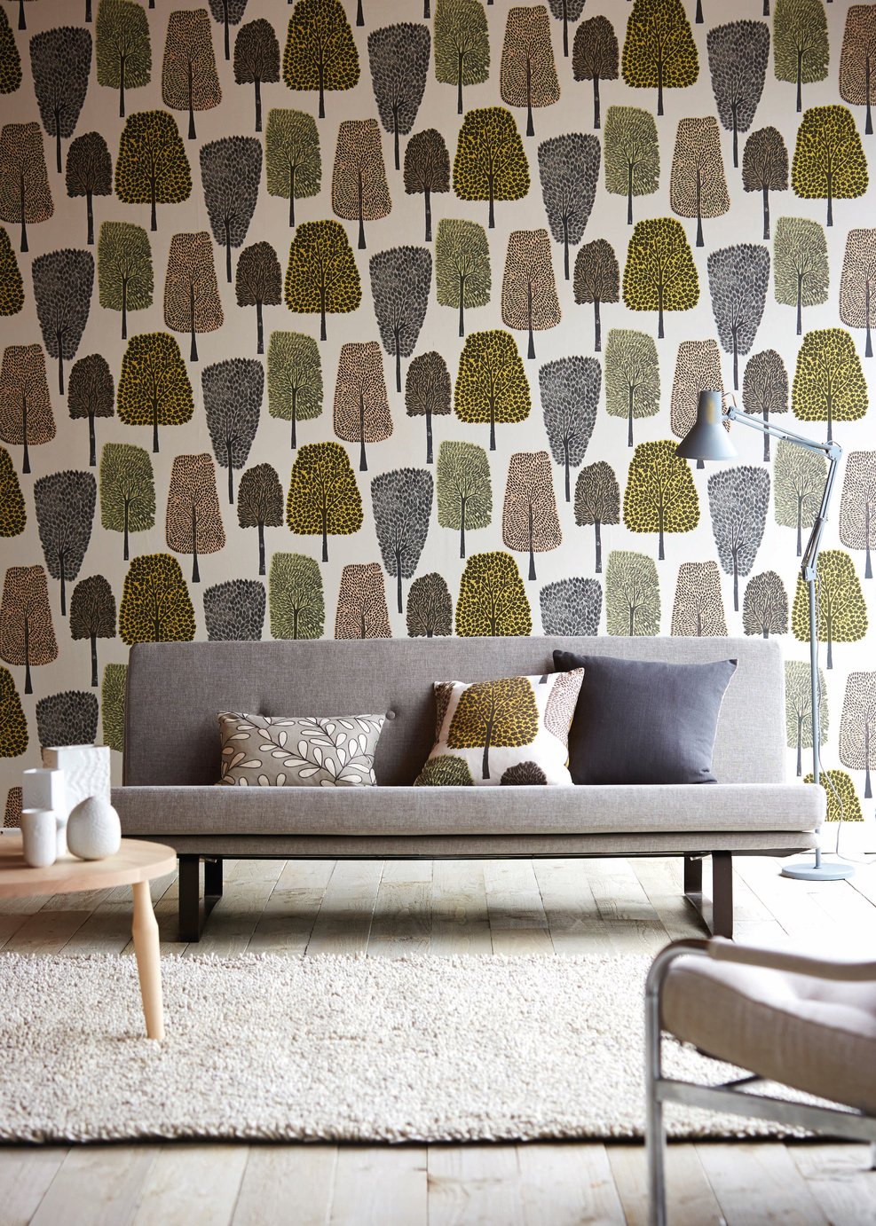 Scion Cedar Forest Multicoloured Wallpaper