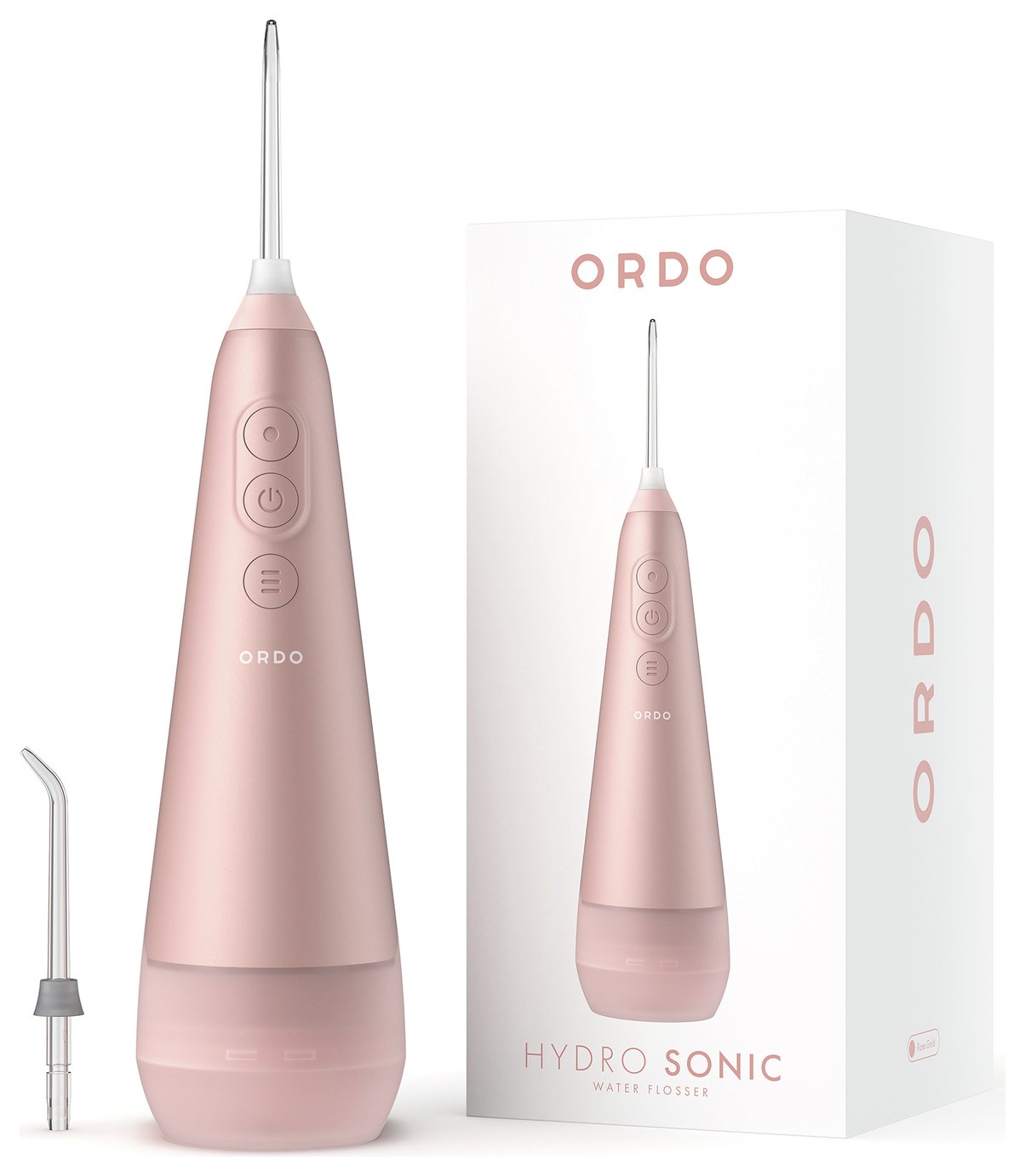 Ordo Sonic+ Cordless & Rechargeable Water Flosser Rose Gold