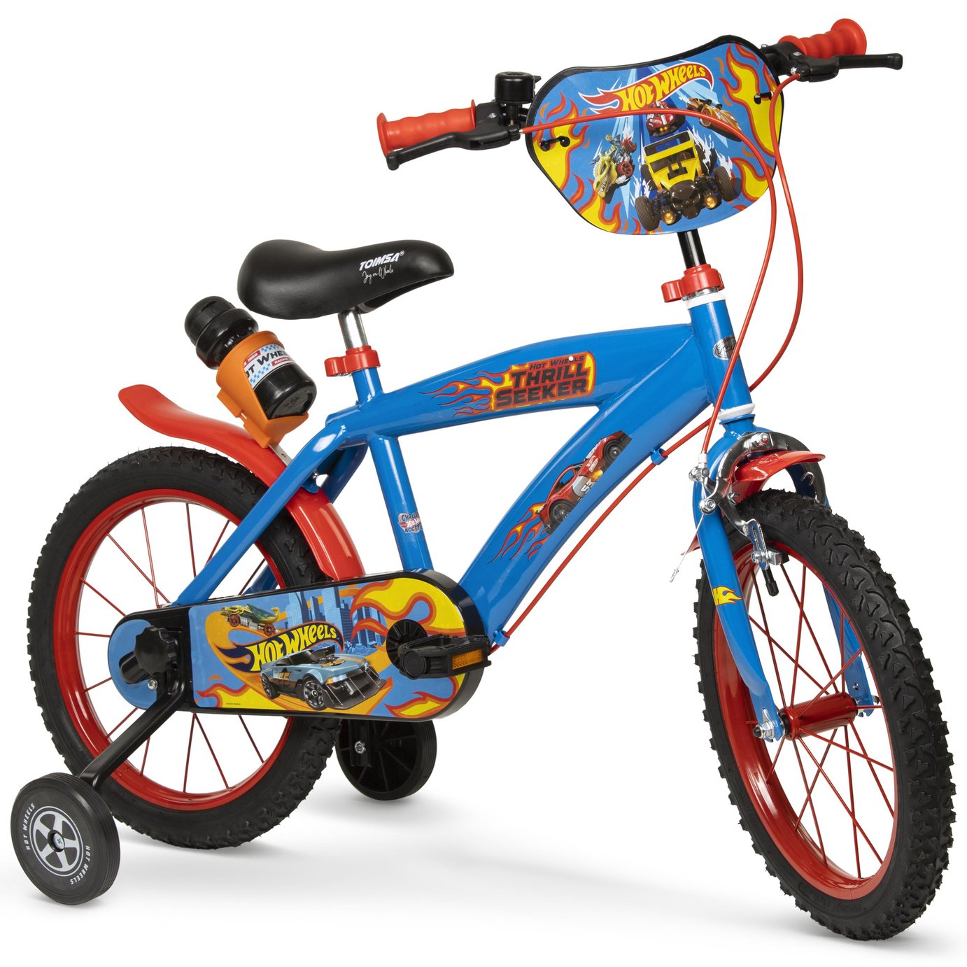 Toimsa Hot Wheels 14 inch Kids Beginner Bike