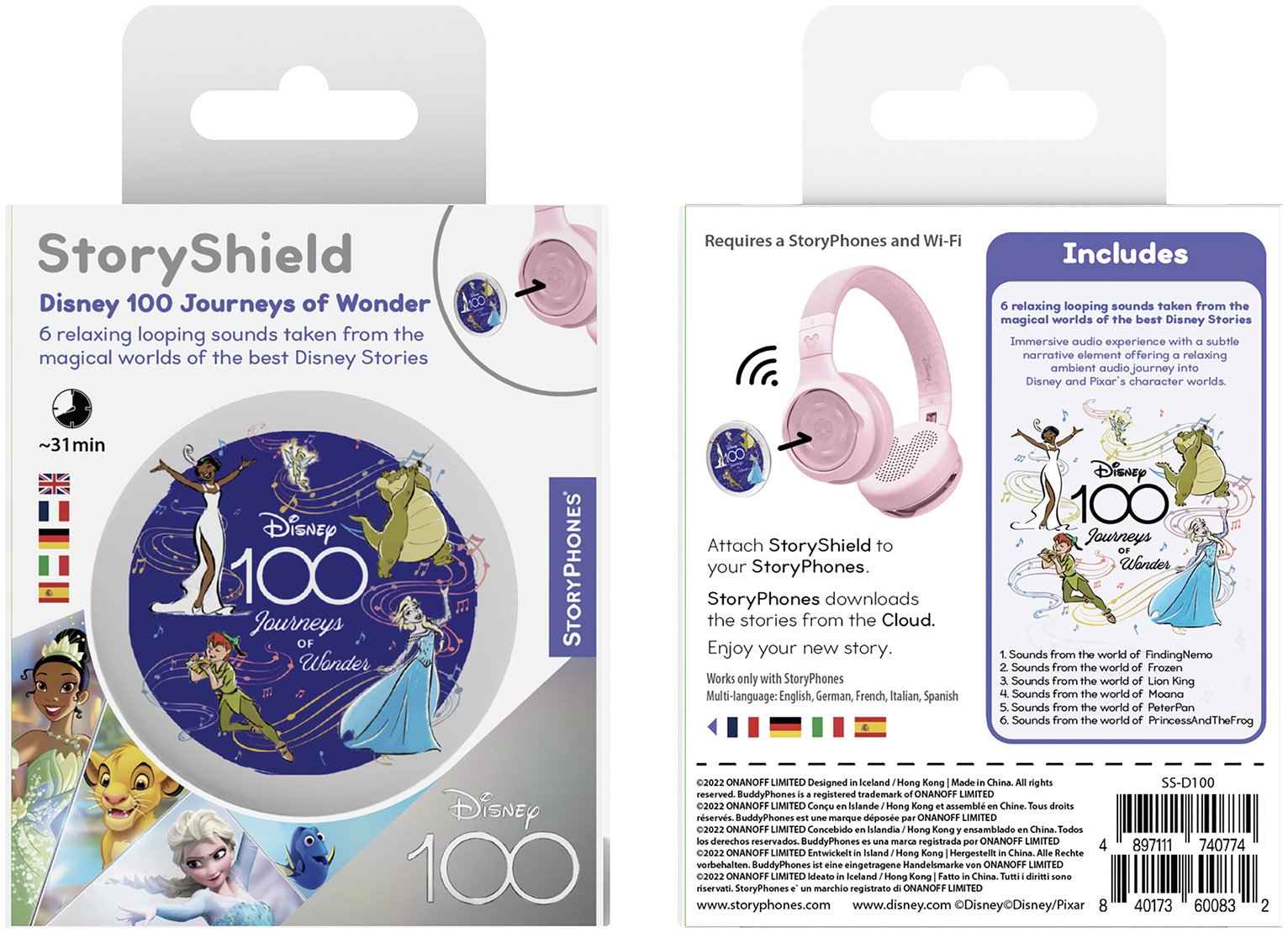 StoryPhones StoryShield Disney 100 Journeys of Wonder