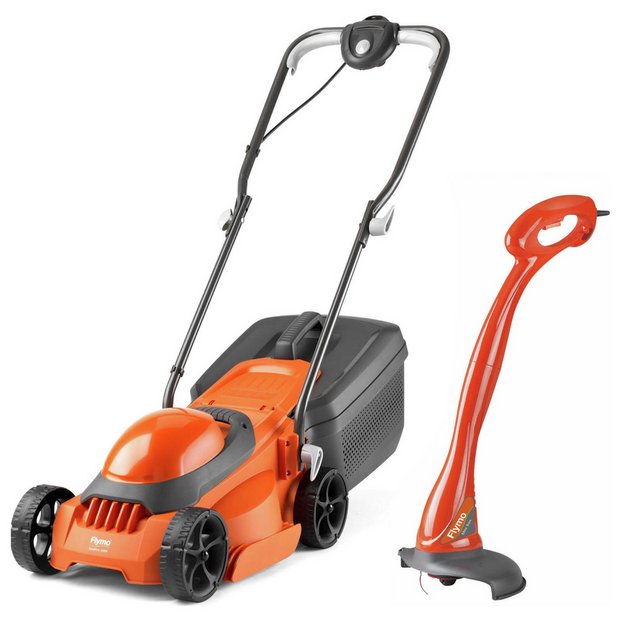 Buy Flymo Corded 30cm 1000W Lawnmower 21cm 230W Grass Trimmer