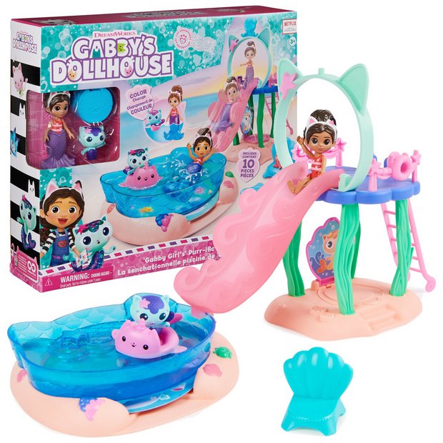 Buy Gabby s Dollhouse Pool Party Playset Doll houses Argos