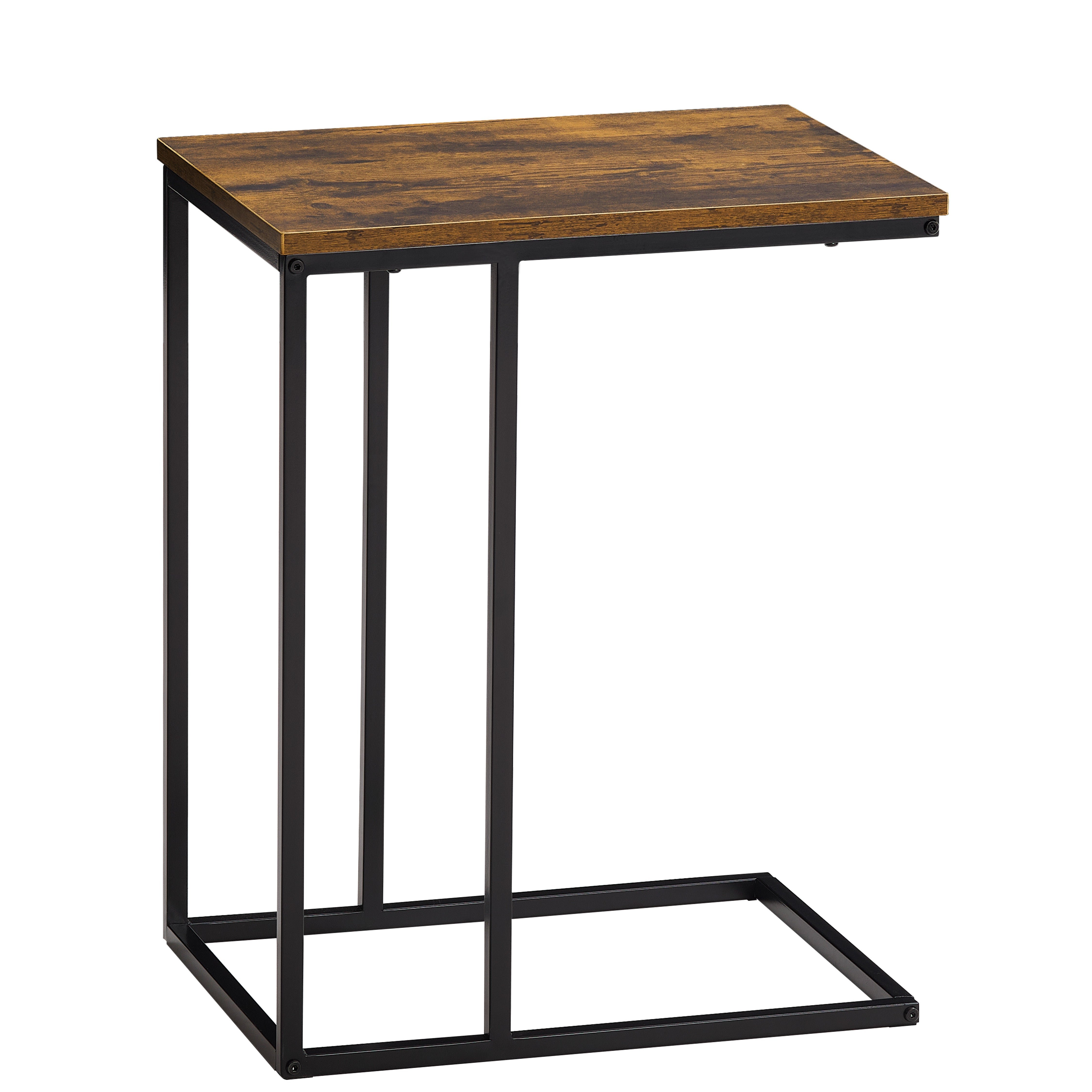 Vida Designs Brooklyn Side Table - Dark Wood