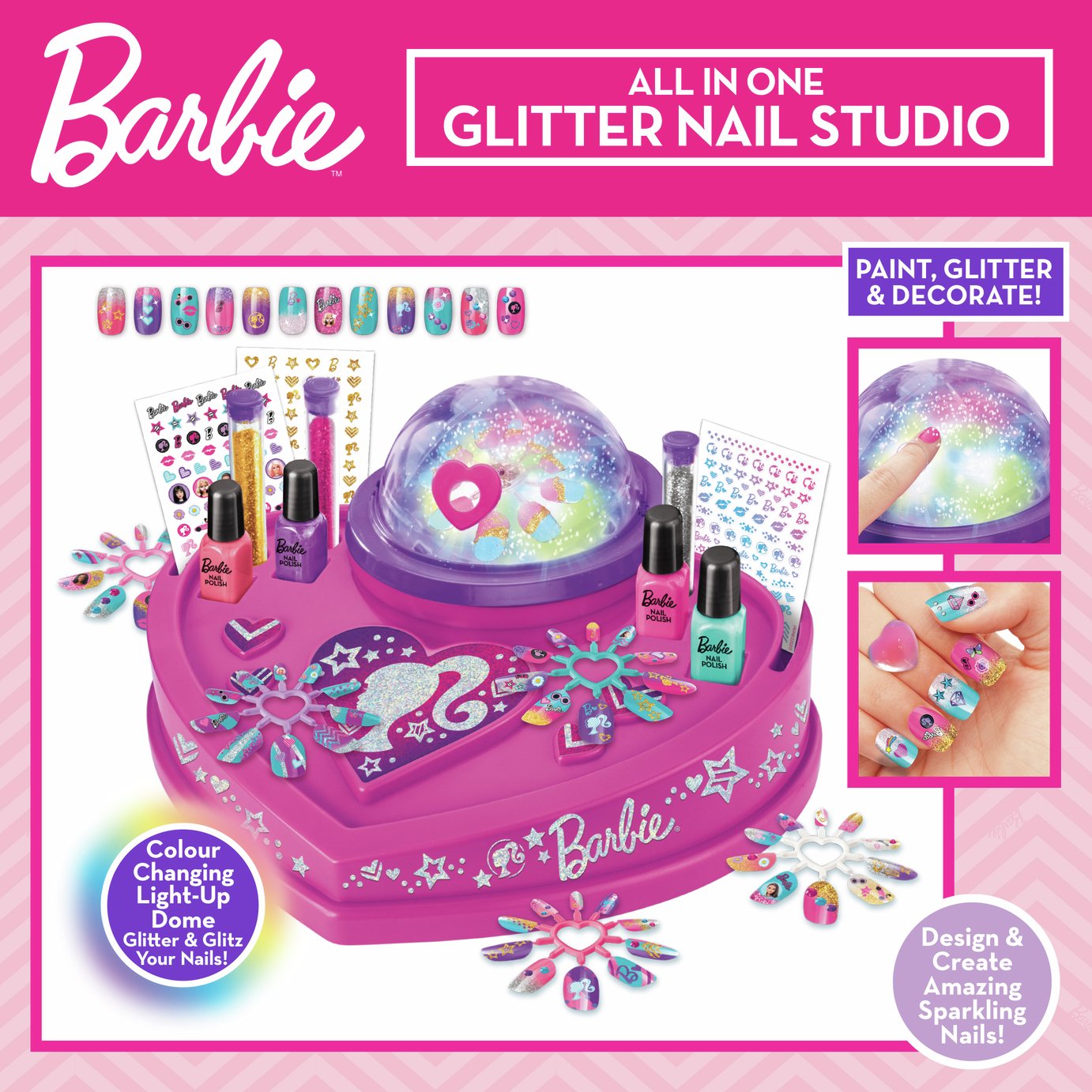 Barbie All in One Glitter N Shine Nail Studio
