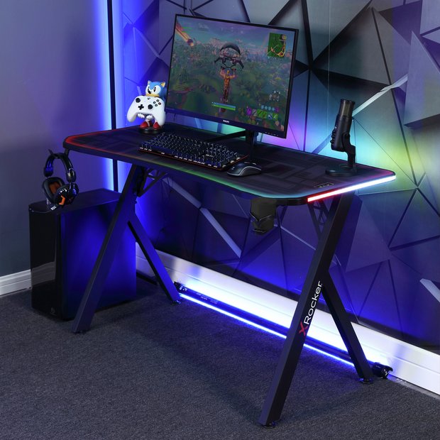 Buy X Rocker Arteon RGB App Controlled LED Gaming Desk, Desks