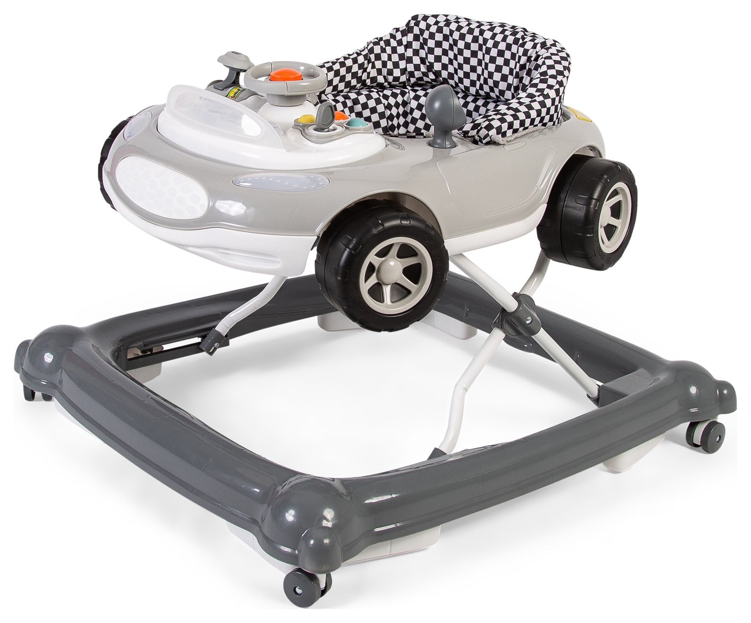 Red Kite Baby Go Round Race Baby Walker-Grey