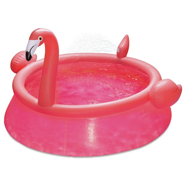 Blow up hot sale flamingo pool