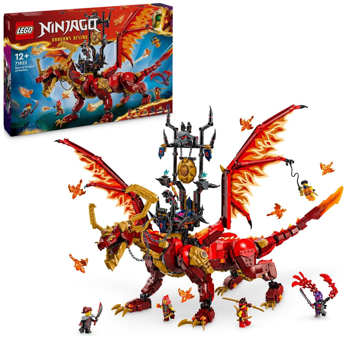 LEGO NINJAGO Source Dragon of Motion Figure, Ninja Toy 71822