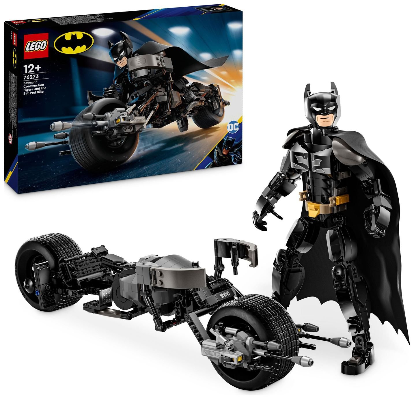 LEGO DC Batman Construction Figure & the Bat-Pod Bike 76273