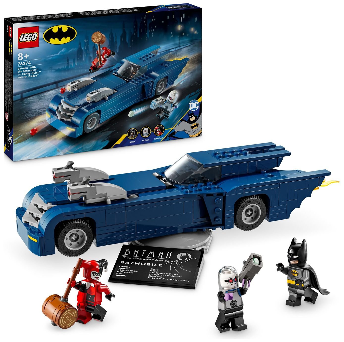 LEGO DC Batman & Batmobile vs Harley Quinn & Mr Freeze 76274