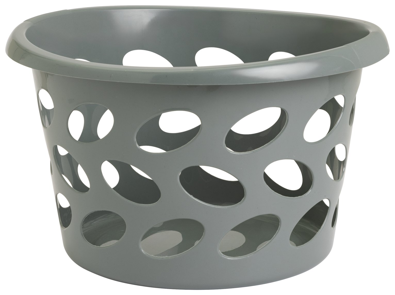Home Essentials 30 Litre Laundry Basket - Grey