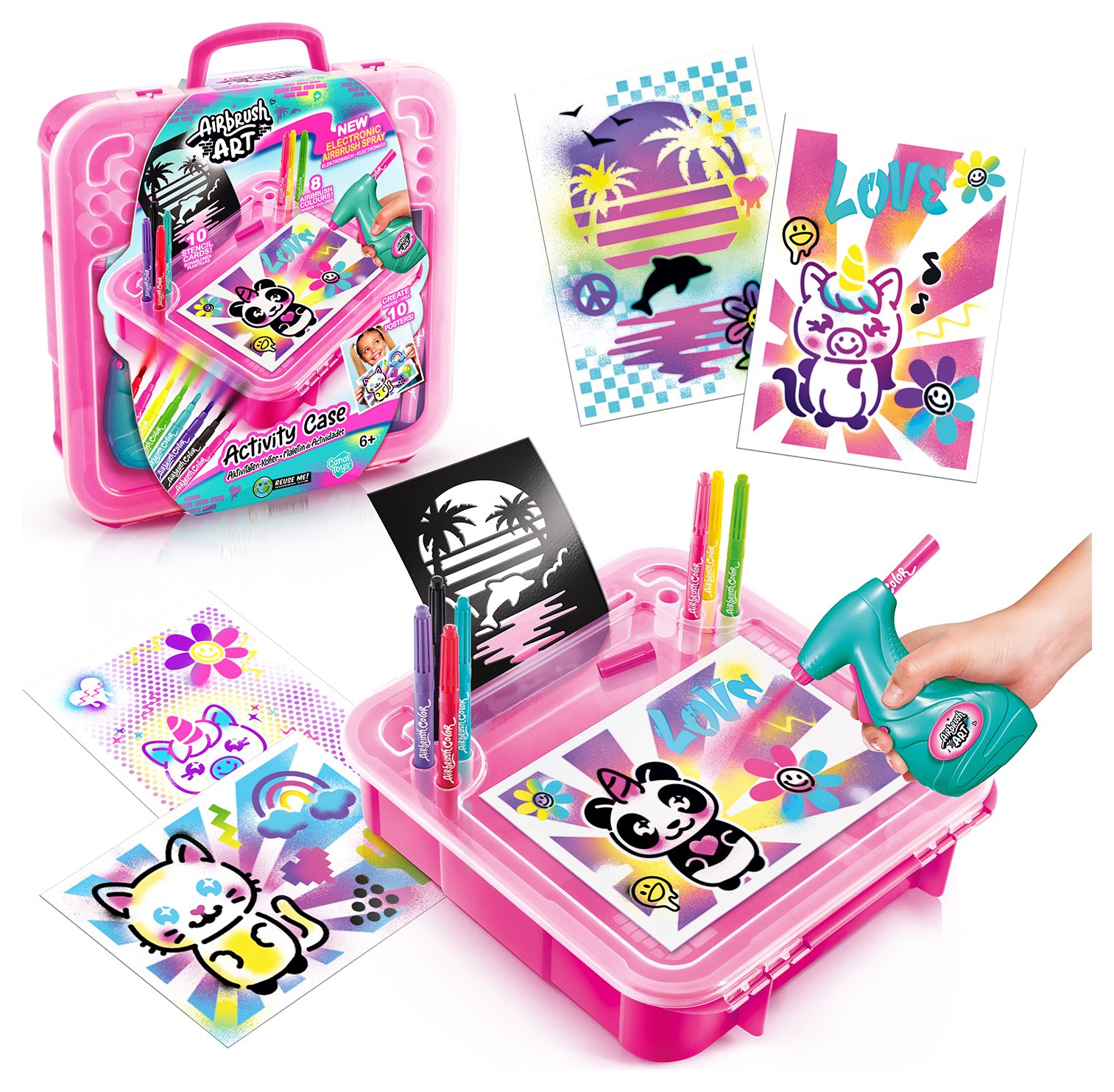 Airbrush Art Activity Case