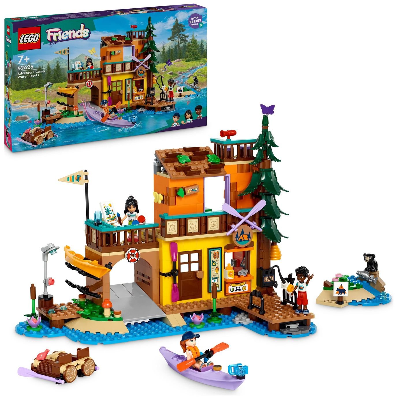 Buy LEGO Friends Adventure Camp Cosy Cabins Building Toy 42624