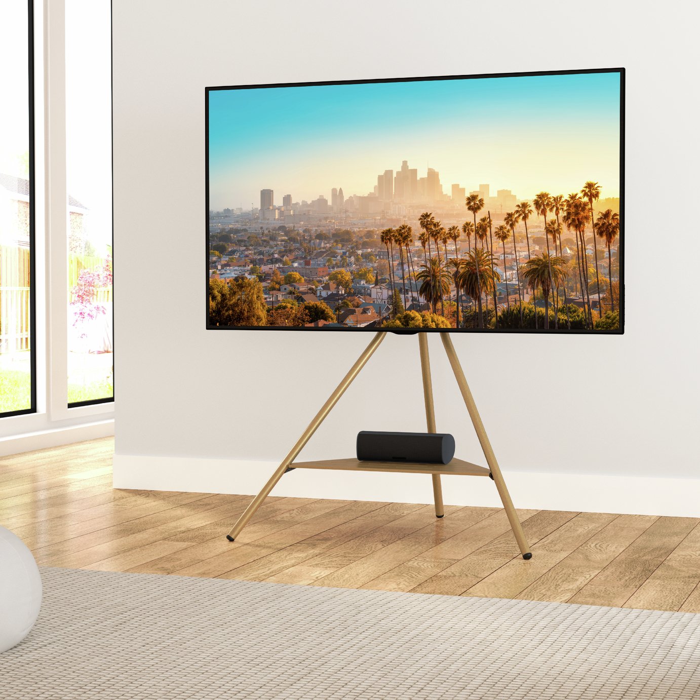 AVF Tripod Up to 65 Inch TV Stand - Gold