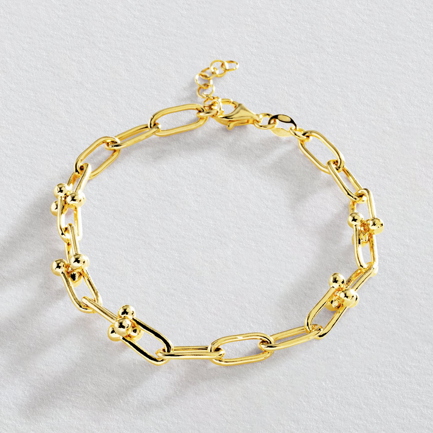 Revere 9ct Gold Plated Sterling Silver Bracelet
