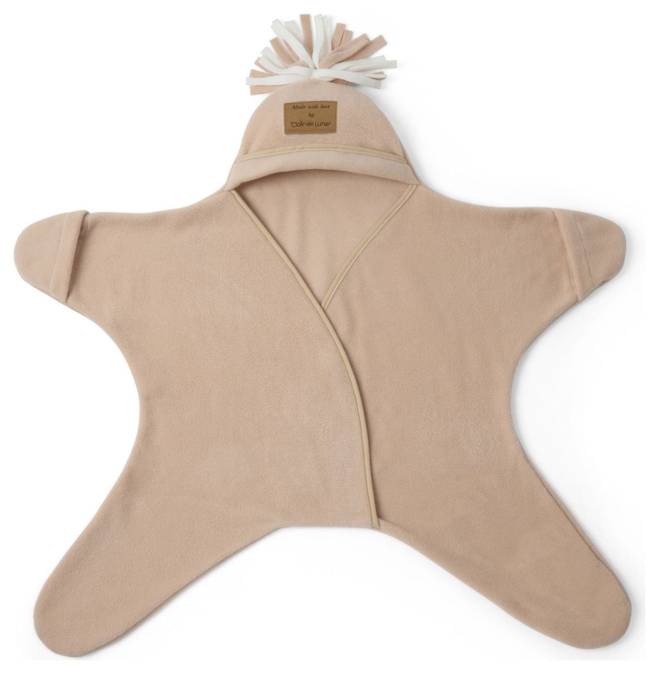 Clair De Lune Fleece Wrap Blanket - Neutral