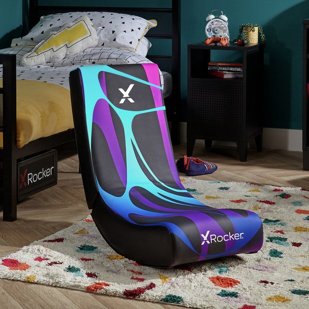 Buy X Rocker Galaxy Video Rocker Junior Gaming Chair Purple Gaming chairs Argos