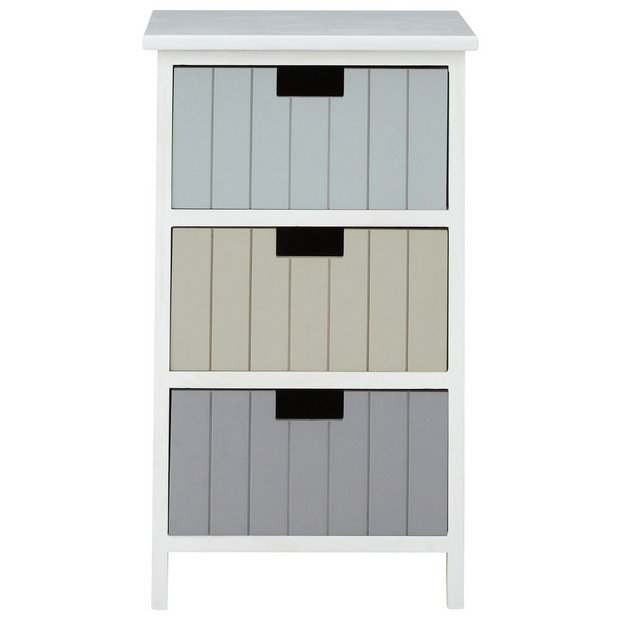 Buy Premier Housewares New England 3 Drawer Chest White