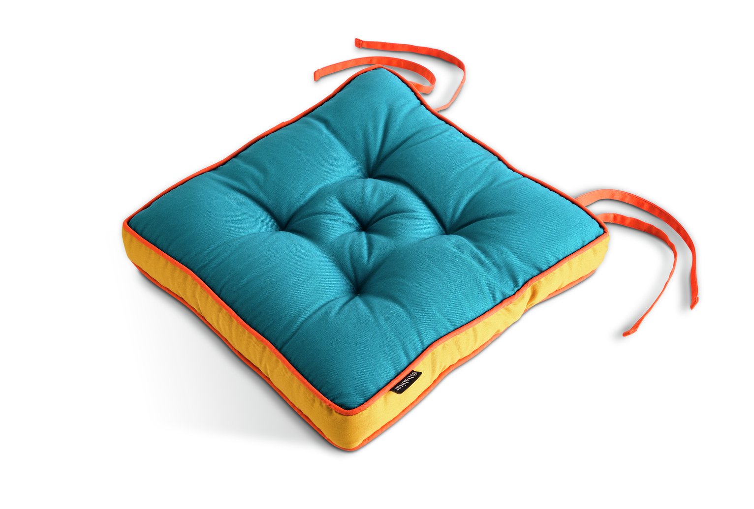 Habitat Pack of 2 Seat Cushions - Blue