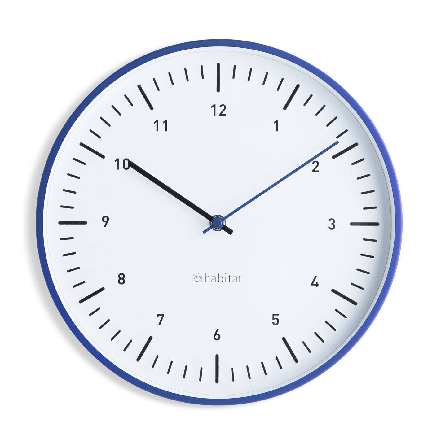 Habitat Analogue Wall Clock - Blue