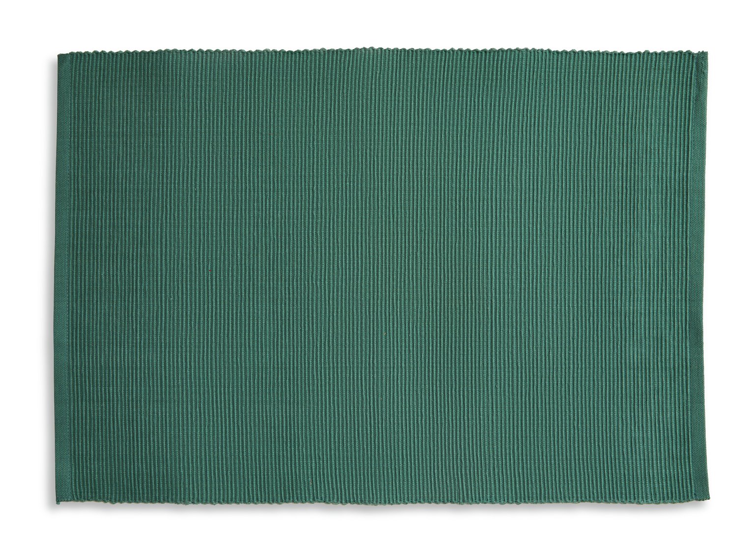 Habitat Green Ribbed Set of 4 Placemats