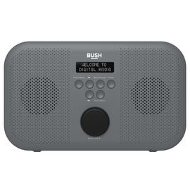Bush Portable Stereo DAB Radio - Grey