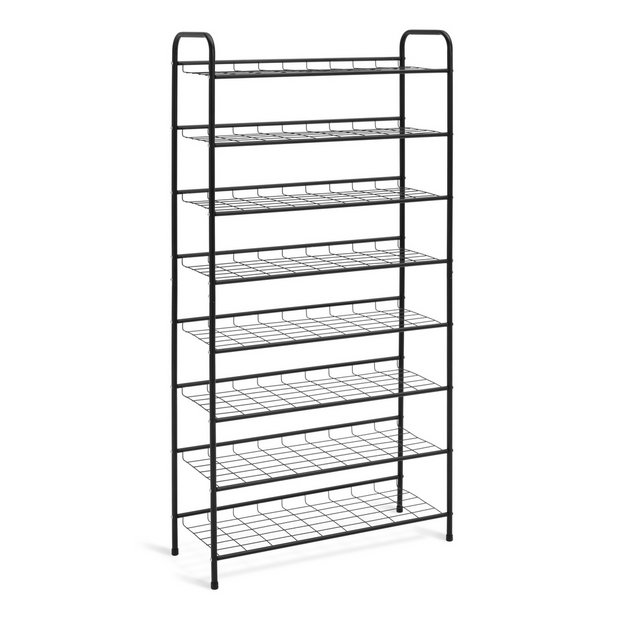 Buy Argos Home Jorn 8 Shelf Shoe Storage Rack Black Shoe storage Argos