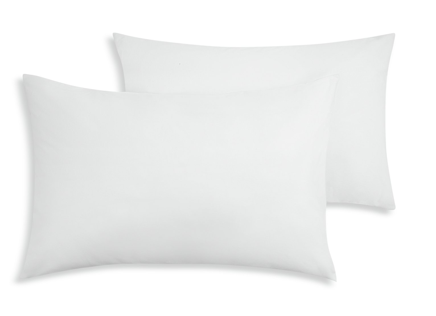 Argos Home Essentials Brushed Standard Pillowcase Pair