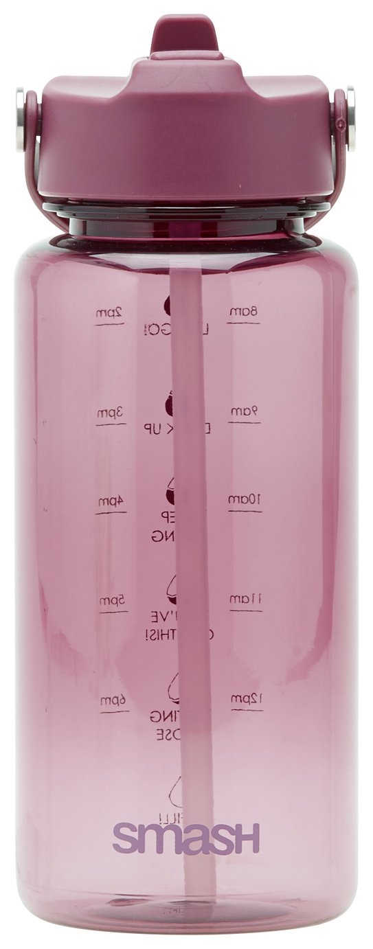 Smash Burgundy Tracker Sipper Water Bottle - 800ml