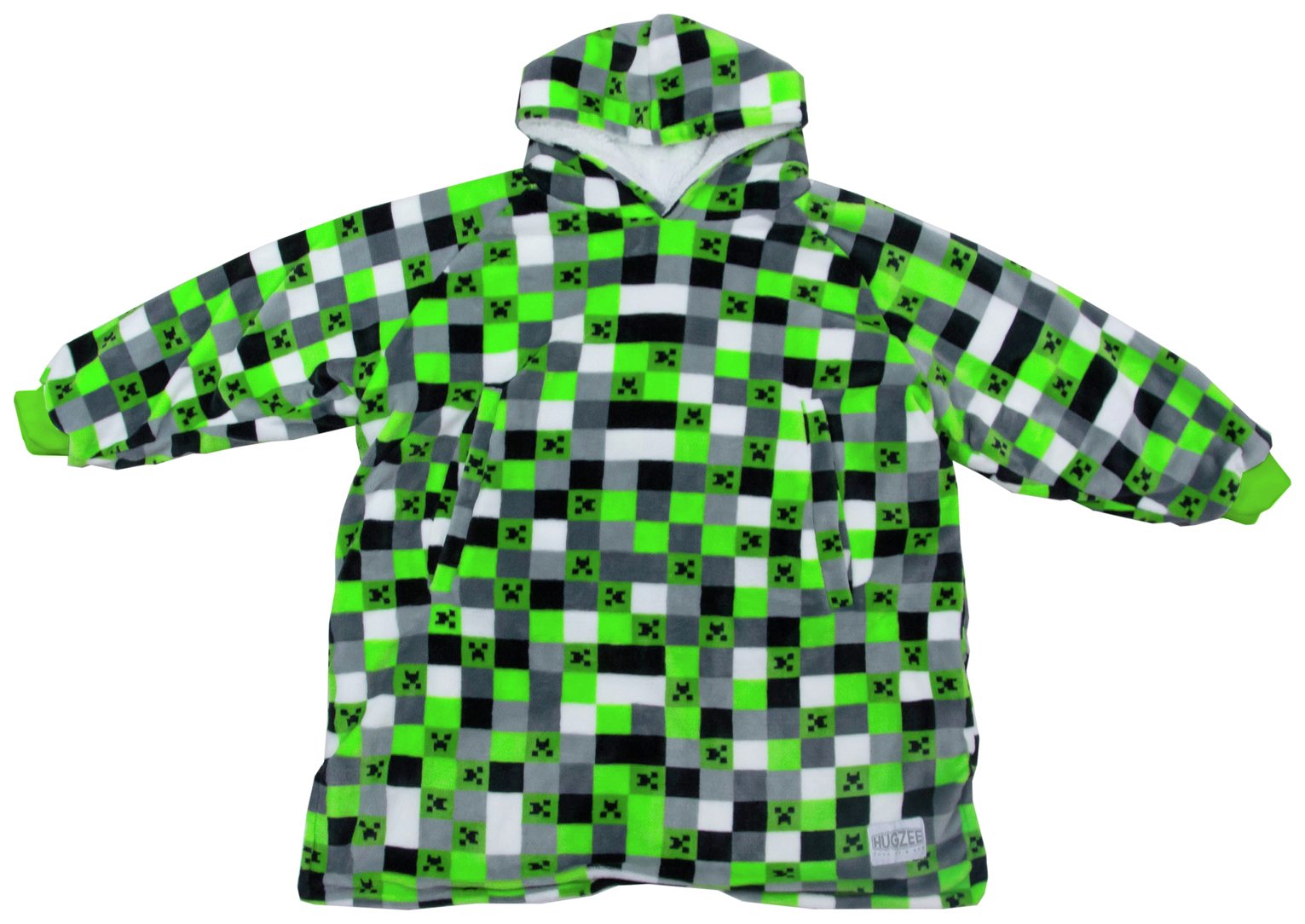 Minecraft Fleece Hooded Blanket - Medium