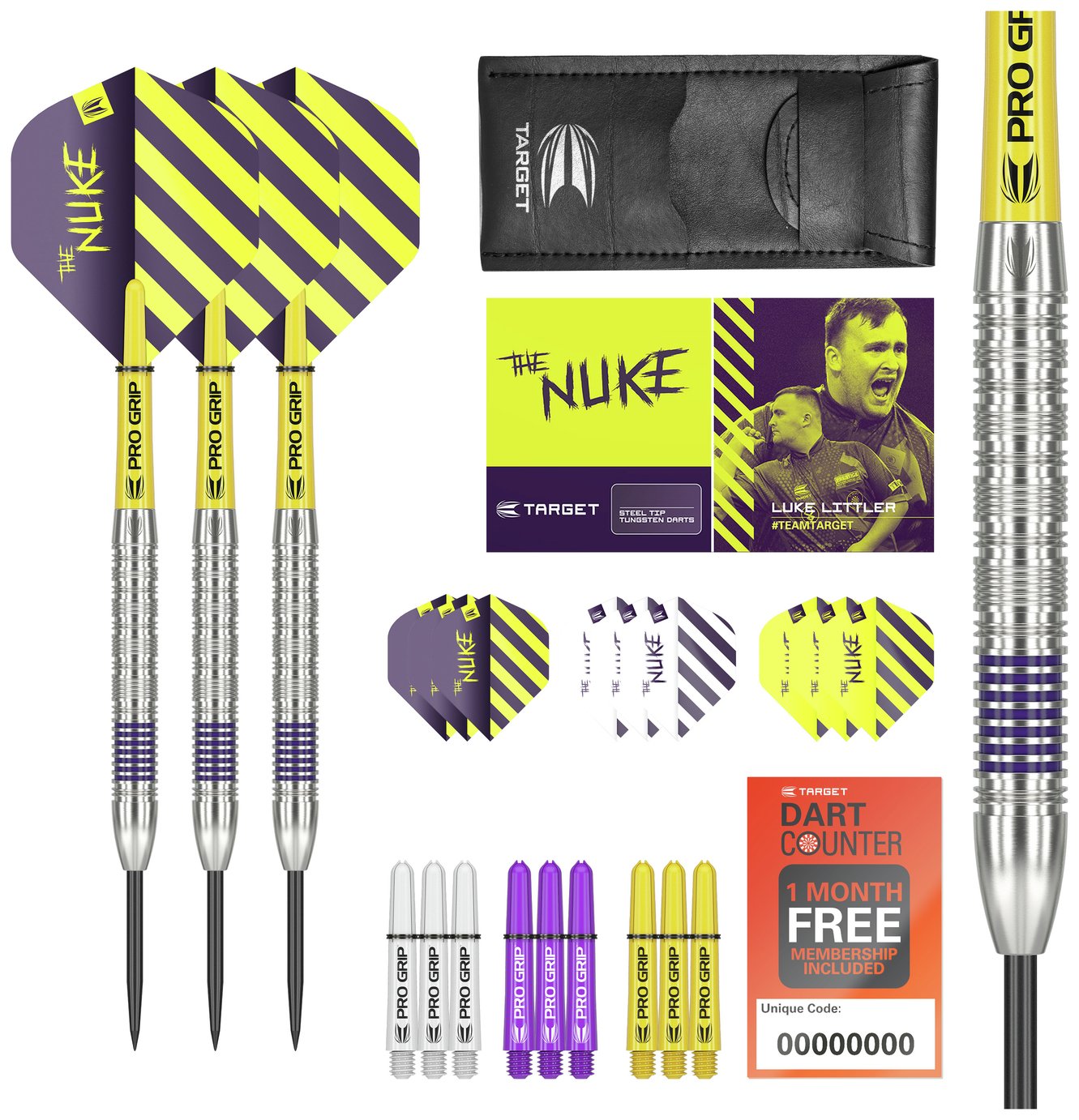 Target Luke Littler 22g 80% Tungsten Darts Set