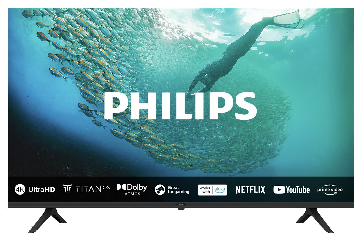 Philips 43 Inch 43PUS7009 Smart 4K UHD HDR LED Freeview TV