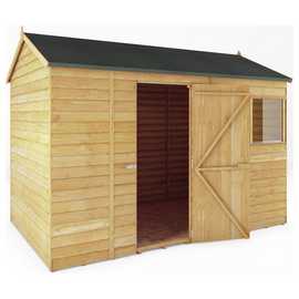 Mercia Overlap Reverse Apex Shed - 10 x 6ft