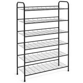Argos Home Jorn 6 Shelf Shoe Storage Rack - Black