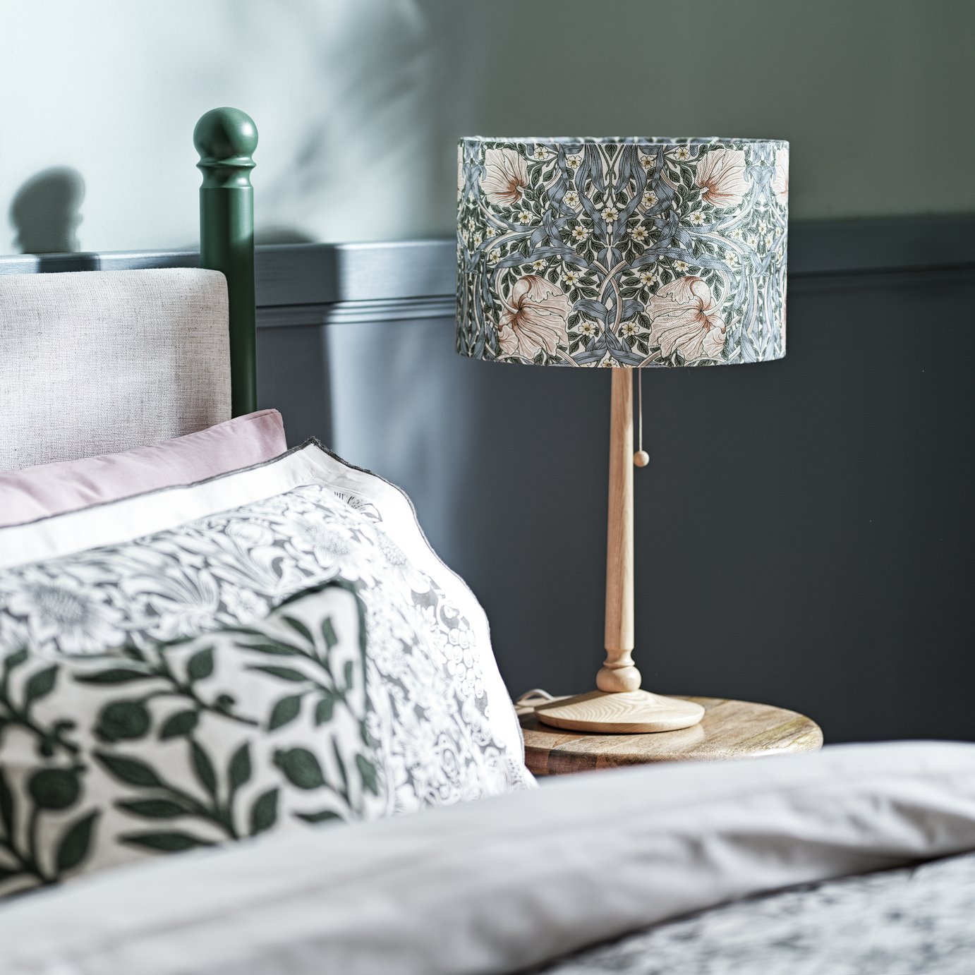 Habitat x Morris & Co. Blue Pimpernel Lampshade - 30cm