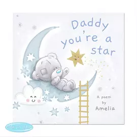 Personalised Message Tiny Tatty Daddy You A Star Poem Book