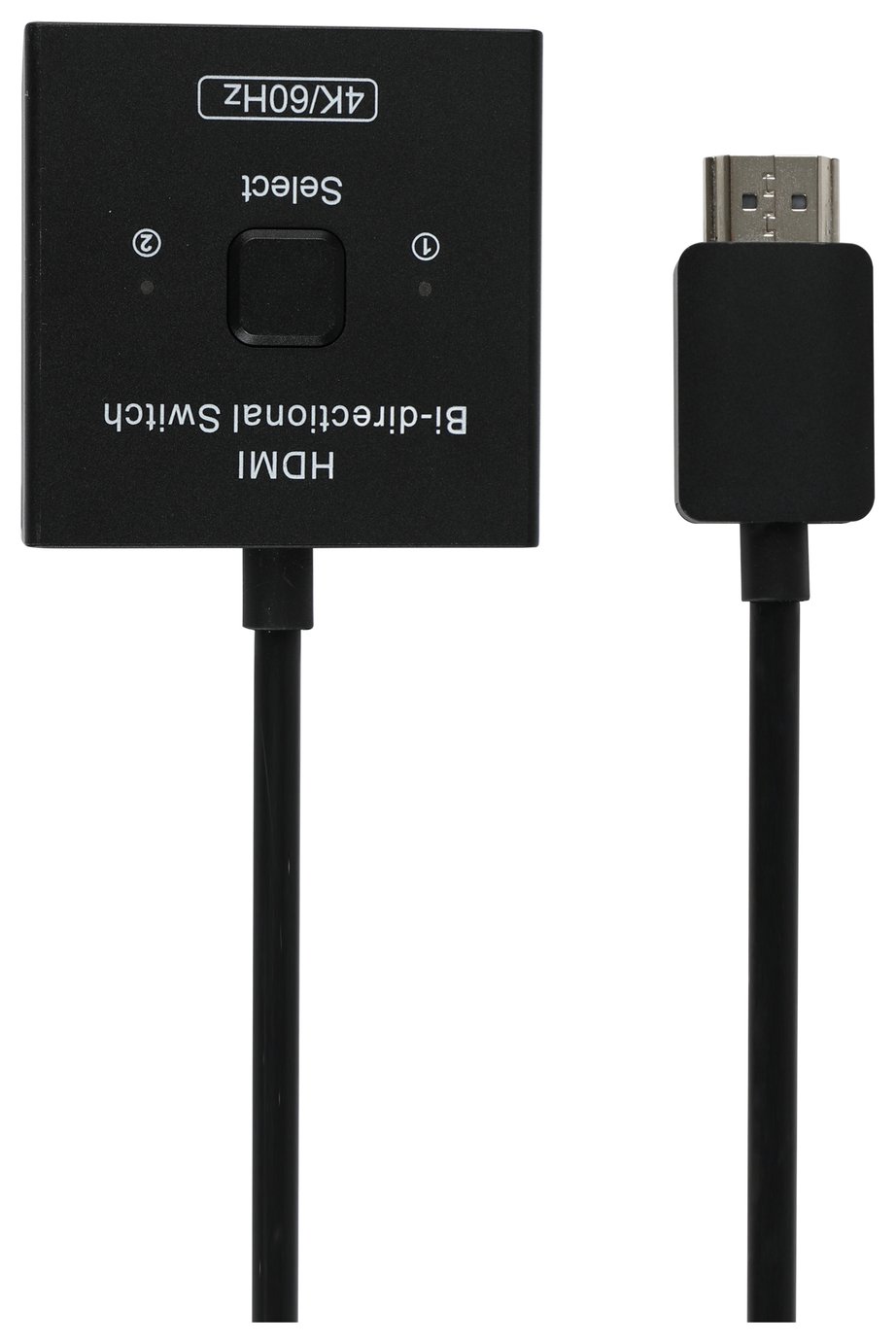 2 Way Manual HDMI Selector - Black