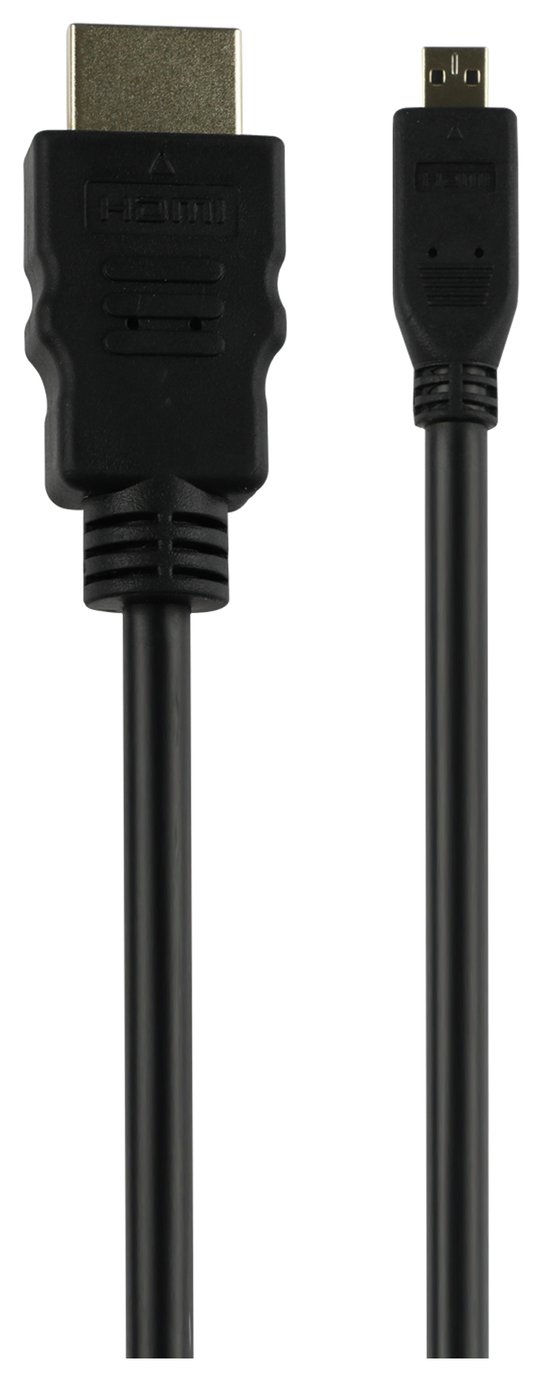 1m Micro-HDMI to HDMI Cable - Black