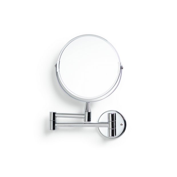 Buy Argos Home Chrome Extending Round Shaving Mirror 28x36cm Bathroom mirrors Argos