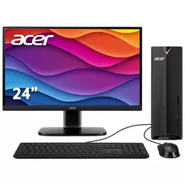 Acer XC-840 Pen 8GB 256GB Desktop PC & 23.8in Monitor Bundle
