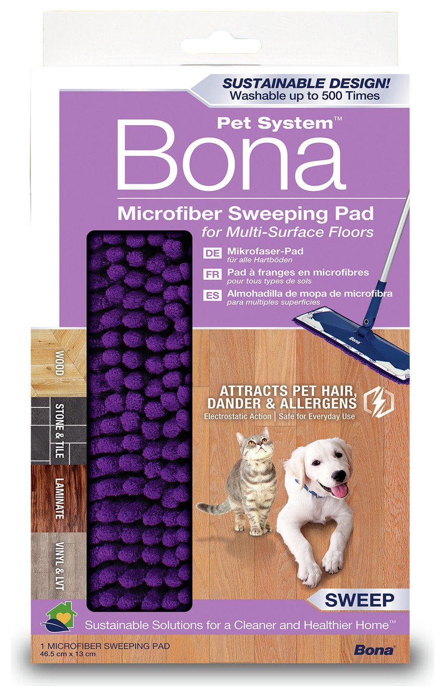 Bona Pet System Microfibre Sweeping Pad - Pack of 1