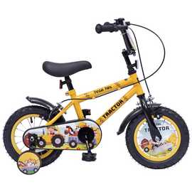 Pedal Pals 12 inch Wheel Size Boys Tractor Bike - Yellow