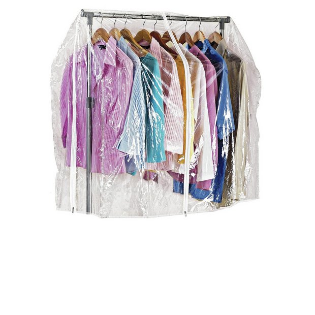 Buy Argos Home Clothes Rail Cover Clear Clothes rails and