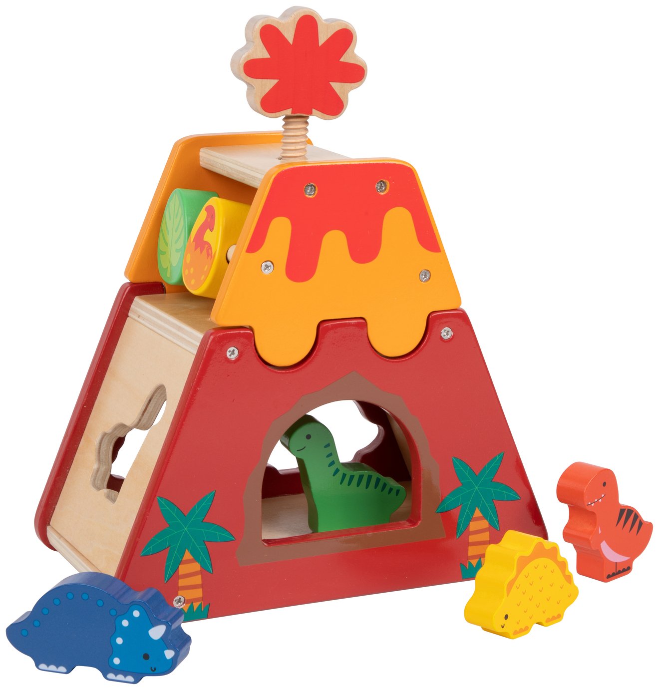 Chad Valley Dino Shape Sorter Wooden 