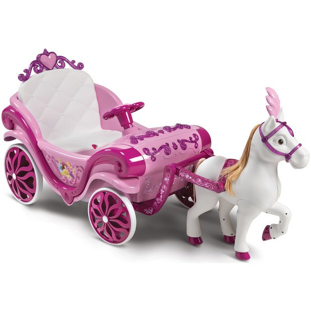 Buy Disney Princess Horse and Carriage Ride On 6V Ride ons Argos