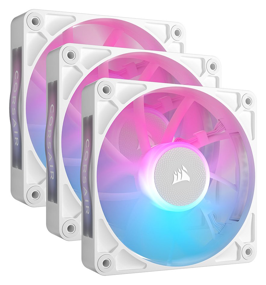 Corsair iCUE RX120 120MM LED PC Case Fan - Pack of 3