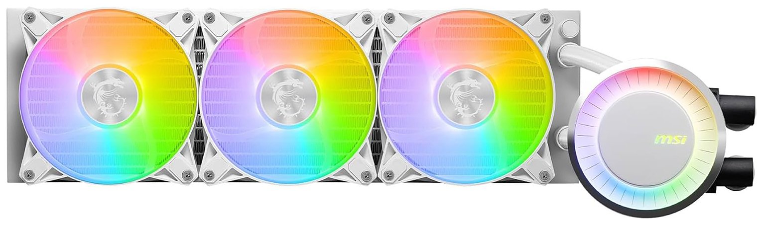 MSI MAG CoreLiquid E360 Liquid CPU Cooler - White