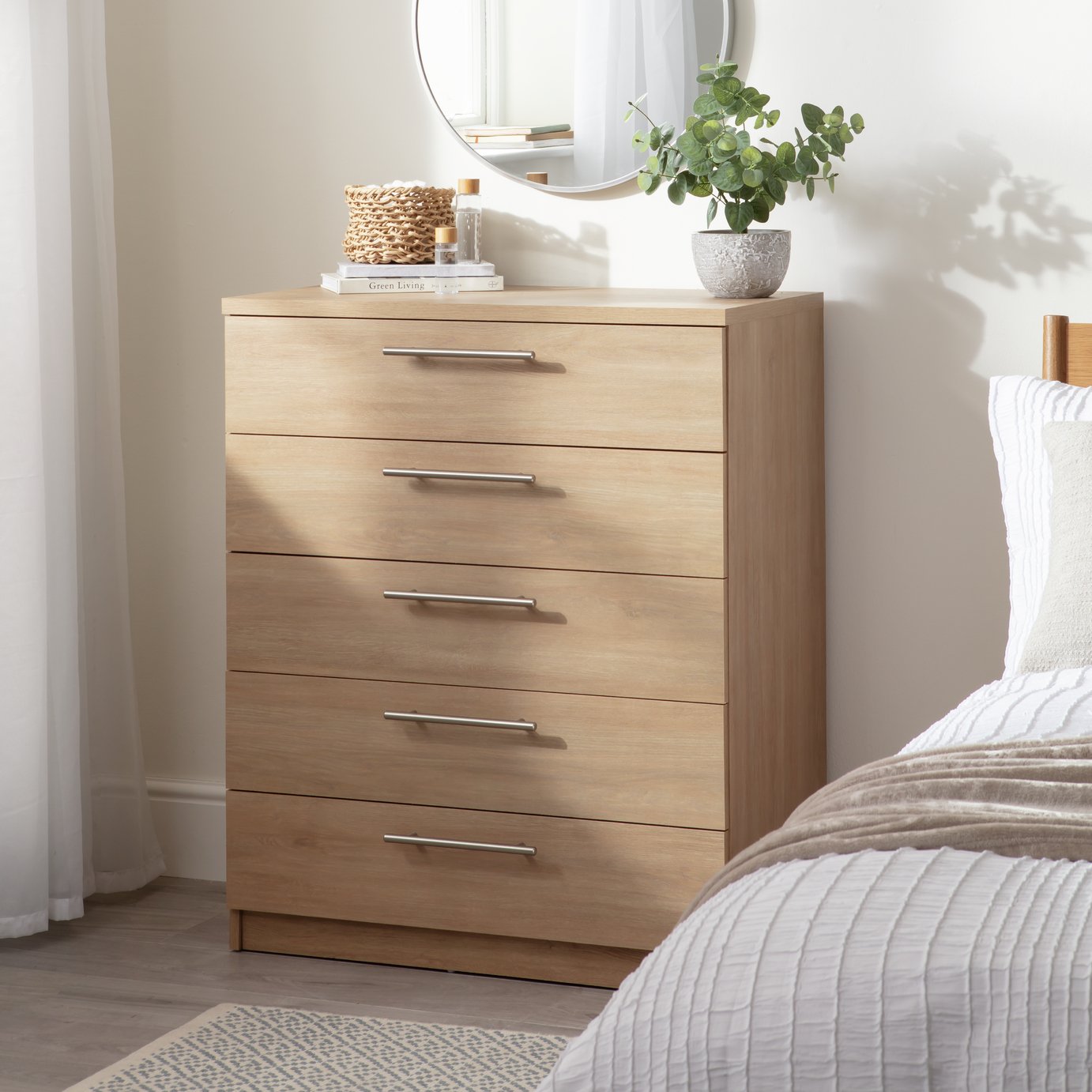 Argos Home Brisbane 5 Drawer Chest 